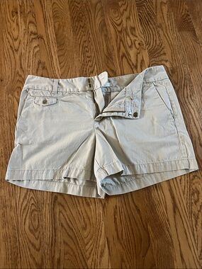 Women’s Casual Cotton Blend Shorts - Light Beige